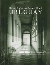black and white image of a long hallway